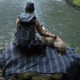 Coalatree Azurite Meadow KachulaBlanket, Blue/ Green, 50 x 72 flat Blue-green-kachula