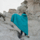 Coalatree Emerald Lake Puffy Kachula Blanket, Green, 50 x 72 flat EMERALD-LAKE-GREEN-PUFFY-KACHULA