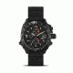 Cobra 44mm Black Titanium Case, Black Dial, Black Rubber II Band
