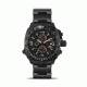 Cobra 44mm Black Titanium Case, Black Dial, Titanium Band