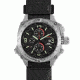 Cobra 44mm Silver Titanium Case, Black Dial, Ballistic Velcro I