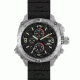 Cobra 44mm Silver Titanium Case, Black Dial, Black Rubber II