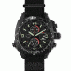 Cobra 47.5mm Black Titanium Case, Black Dial, Black Nylon Band