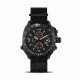 Cobra 47.5mm Black Titanium Case, Black Dial, Black Nylon Band