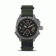 Cobra 47.5mm Grey Titanium Case, Black Dial, Nylon Green Band