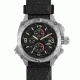Cobra 47.5mm Silver Titanium Case, Black Dial, Ballistic Band I Band