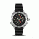Cobra 47.5mm Silver Titanium Case, Black Dial, Black Rubber 1 Band