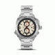 Cobra 47.5mm Silver Titanium Case, Tan Dial, Titanium Band