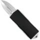 CobraTec Knives Money Clip OTF Automatic Folding Knives, 1.75in, D2 Steel, Plain Blade, Black Handle, BLKMCOTF