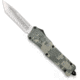 CobraTec Knives Large CTK-1 OTF Automatic Folding Knife, 3.75 in, D2 Steel, Tanto Blade, Aluminum Alloy, Digital Army Camo Handle, LADCCTK-1LTNS