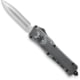 CobraTec Knives Large CTK-1 OTF Automatic Folding Knife, 3.75in, D2 Steel, Dagger Point Blade, Aluminum Alloy, Stonewash Handle, LSWCTK-1LDAGNS