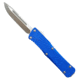 Cobra Tec Knives MKBLUMDNS Mini Mamba Knurled D2 2.25 D2 Steel Drop Point Alumi