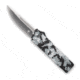 CobraTec Knives Lightweight OTF Automatic Folding Knives, 3.25in, D2 Steel, Drop Point, Winter Digi Camo Handle, WDCCTLWDNS