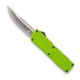 CobraTec Knives Lightweight OTF Automatic Folding Knives, 3.25in, D2 Steel, Drop Point, Zombie Green Handle, ZBGCTLWDNS