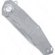 CobraTec Barracuda Titanium Button Lock Assisted Opening Folding Knife, M390, Silver, 1410097