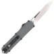 CobraTec Knives Chameleon OTF Knife, 3.25in Blade, Grey Handle, CTCAMGRYM390DNS