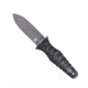 CobraTec Claymore Single Blade Fixed Blade Knife, Black Stonewash, 1410052