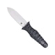 CobraTec Knives Claymore Single Blade Fixed Blade Knife, Satin Stonewash, 4 in, 14C28N, Dagger Blade, G-10, Black, CTCLMDAGFESSW