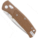 CobraTec Knives EDC Scout Button Lock Automatic Folding Knife, 3.12in, VG10, Drop Point, Grivory Mocha Handle, CTSCTGRVMCHBAR
