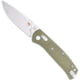 CobraTec Knives EDC Scout Bar Lock Folding Knife, 3.125 in, VG10, Drop Point, Grivory, OD Green Handle, CTSCTGRVODGBAR, 1410111