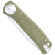 CobraTec EDC Scout Grivory Button Lock Folding Knife, OD Green, 1410109