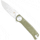 CobraTec EDC Scout Grivory Button Lock Folding Knife, OD Green, 1410109