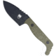 CobraTec Kingpin S Fixed Blade Knife, OD Green, 1410064