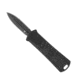 CobraTec Knives California 952 OTF Automatic Folding Knife, 1.75in, Stonewashed D2 Steel, Non-Serrated Dagger Blade, Black, 952BLKDAGNS