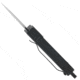 CobraTec Knives ASP OTF Automatic Folding Knife, 1.94 in, D2 Steel, Plain Dagger Blade, Black Aluminum Handle, CTASPBLK