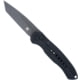 CobraTec Knives Diablo Automatic Folding Knife, 3.5in, D2 Steel, Plain Drop Point Blade, Stonewasheded, G-10, Black Handle, BLKDIABLOTNS