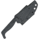 Cobratec Knives Cobratec Kingpin 4 Fixed Bld Black D2 Steel W/kydex Sheath