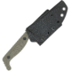 Cobratec Knives Cobratec Kingpin 4 Fixed Bld Od Green D2 Steel W/kdx Sheath