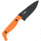 Cobratec Knives Cobratec Kingpin 4 Fixed Bld Orange D2 Steel W/kydex Sheath