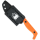 Cobratec Knives Cobratec Kingpin 4 Fixed Bld Orange D2 Steel W/kydex Sheath