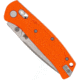 Cobratec Knives Cobratec Edc Scout Bar Lock 3.12 Orange Stainless Steel