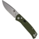 CobraTec Knives Recon Automatic Folding Knife, 3.12in, VG10, Drop Point, G10 OD Green Handle, CTRECODG