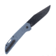 CobraTec Knives Naja Automatic Folding Knife, 3.5 in, D2 Steel, Drop Point, G-10, Slate Grey Handle, CTNAJSLGRY