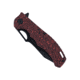CobraTec Knives Nighthawk Folding Knife, 3.62 in, D2, G-10, Black/Red, CTNHK