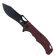 Cobratec Knives Cobratec Nighthawk Folder 3.62 Black D2 Blade/red G-10