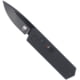 CobraTec Knives Stinger Folder 1.9in Folding Knife, 1.9 in Blade, D2, Black, CTSTRBLK