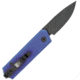 CobraTec Knives Stinger Folder 1.9in Folding Knife, 1.9 in Blade, D2, Purple, CTSTRPUR