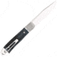 CobraTec Knives Trapper Hidden Release Folding Knive, 3.125in, Satin D2, Black Handle, CTTHRBLK