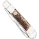 Cobratec Knives Cobratec Trapper Two Blade G-10 Stag/ss Slip Joint