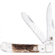 Cobratec Knives Cobratec Trapper Two Blade G-10 Stag/ss Slip Joint