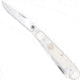 Cobratec Knives Cobratec Trapper Two Blade G-10 White Bone Ss Slip Joint