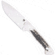 Cobratec Knives Cobratec Twin Mountain 4 Fixed Blade Geniun Stag W/shth