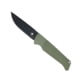 CobraTec Knives Viper Hidden Release Folding Knife, 3.125in, D2, Od Green, CTVIPERHRODG