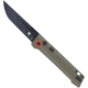 CobraTec Knives CTIFRODG Inferno 3.50 OTF Tanto Plain Black TiCN D2 Steel Blad