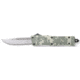 CobraTec Knives CTK-1 American Flag Small 2.75&quot; OTF Drop Point Plain D2 Steel Blade, 4.25&quot; Digital Camo Aluminum Alloy Handle, SADCCTK1SDNS