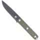 CobraTec Knives CTOWODGDNS Outdoor Warrior 4.50 Fixed Drop Point Plain Stonewas